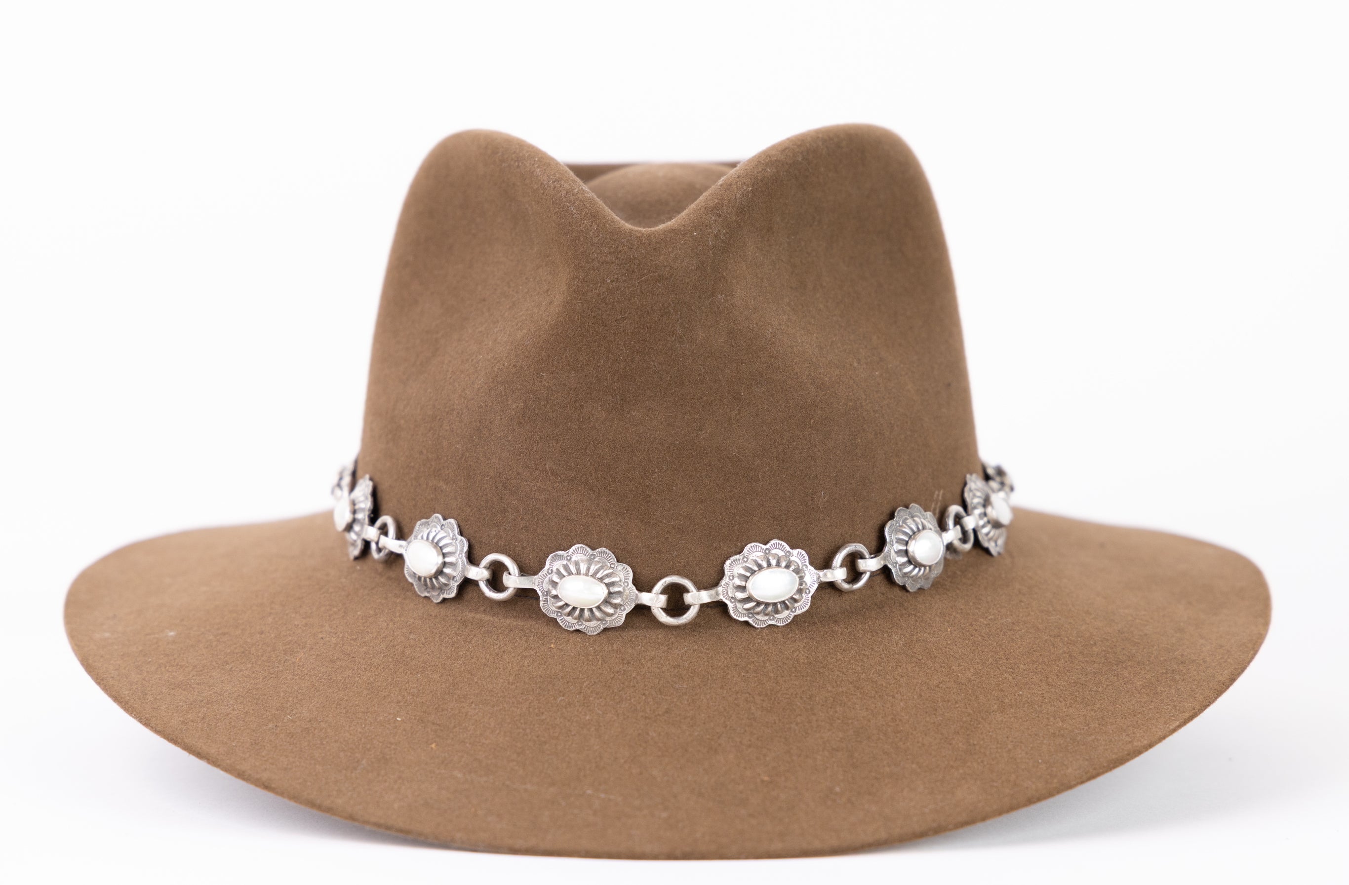 Turquoise Concho Hat Band