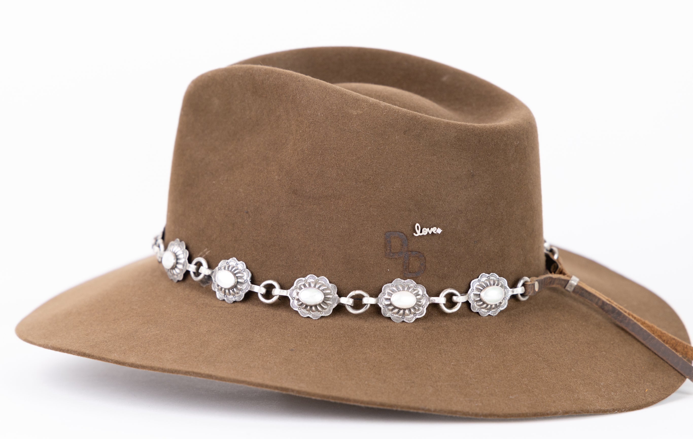 Turquoise Concho Hat Band