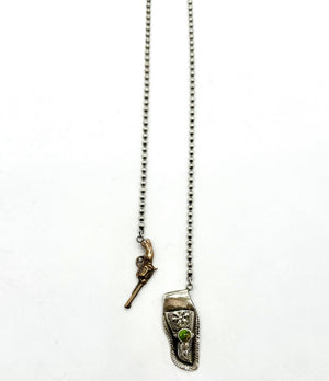 Gun and Holster Necklace