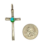 Sonoran Gold Turquoise Cross Charm