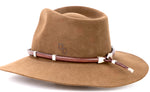 Nine Diamond Leather Hat Band