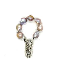 Blush Baroque Pearl Bracelet