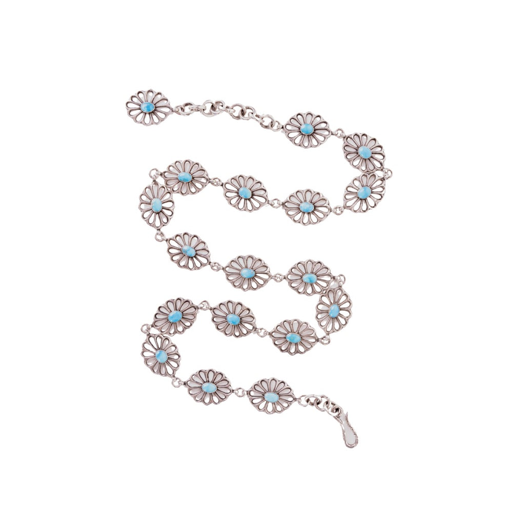 Blue Ridge Flower Concho Belt