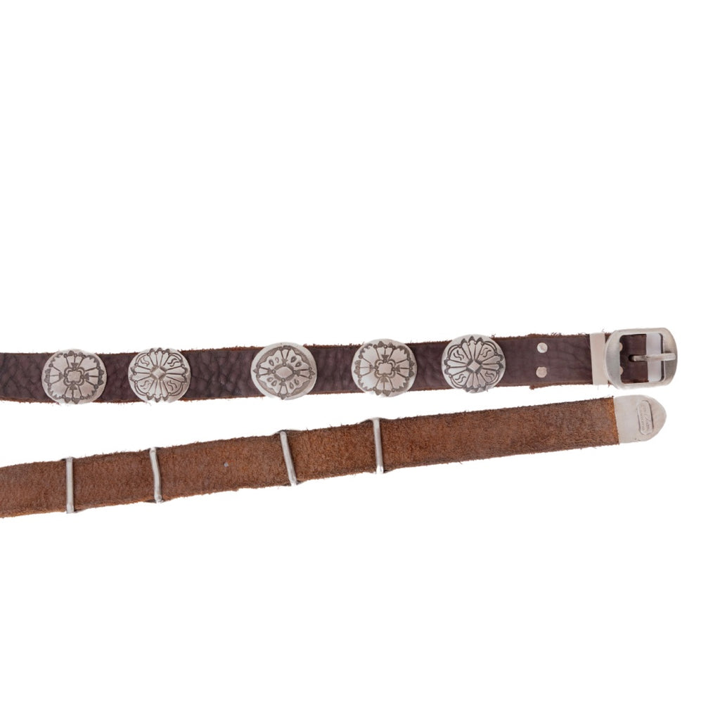Lucky Seventeen Concho Leather Belt