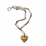 Melissa Chain Diamond Bubble Heart Necklace