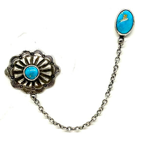 Double Turquoise Concho Chain Gang