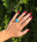 Double Prong Sonoran Bluebird Ring