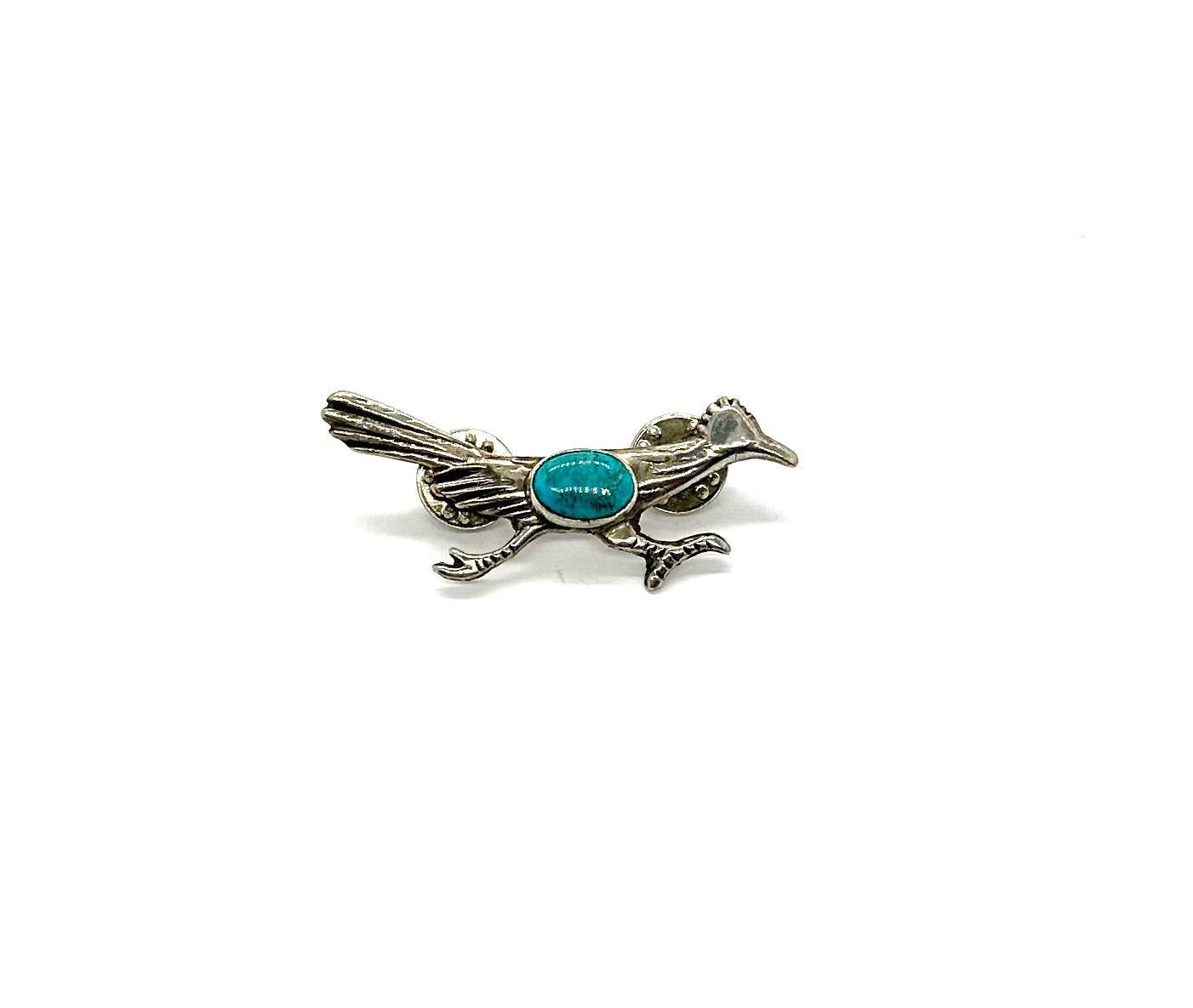 Turquoise Roadrunner Hat Pin