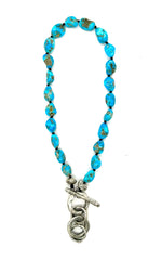 Kingman Blue Nugget Necklace