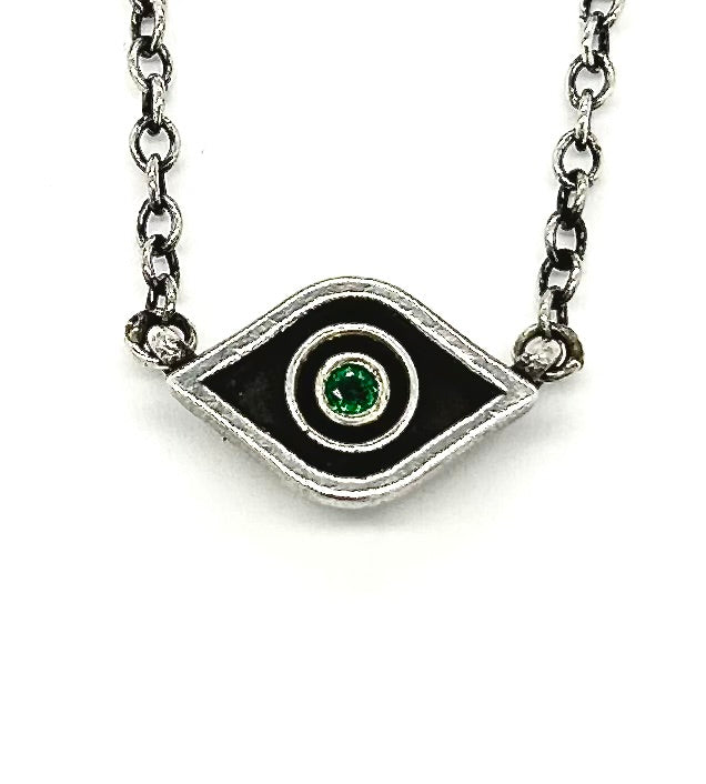 Emerald Eye on You Necklace