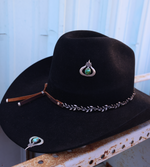 Turquoise Feather Naja Hat Pin