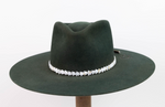 Large Mother of Pearl Star Hat Band