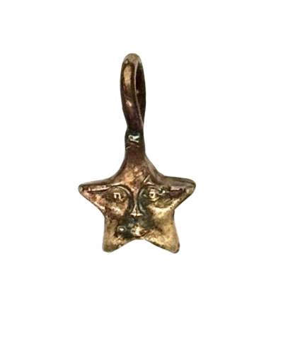Tiny Star Face Charm