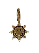 Smiley Sun Charm
