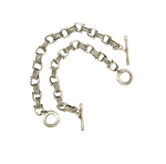 Sterling Silver Boot Spur Chain Bracelet