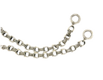 Sterling Silver Boot Spur Chain Bracelet