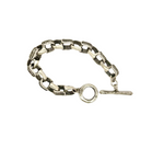 Sterling Silver Boot Spur Chain Bracelet