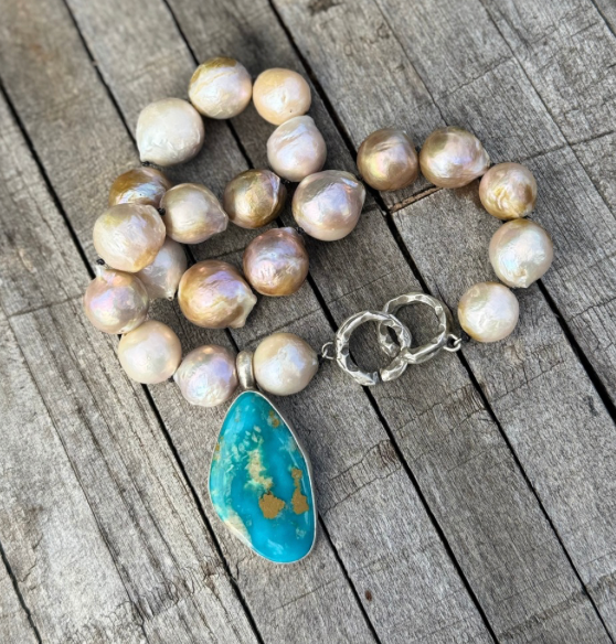 35c Royston Baroque Blush Debbie Necklace