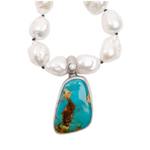 Diamond 40 carat Royston and Baroque Pearl Necklace