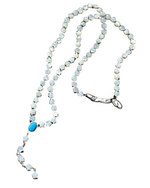 Turquoise Mother of Pearl Star Rosary