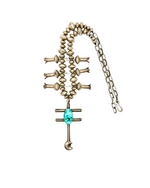 Dragonfly Squash Blossom Necklace