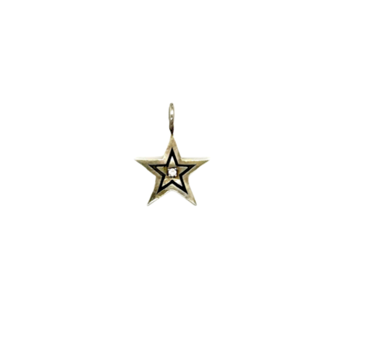 All Star Diamond Star Charm