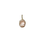 Oval Natural Pearl Charm