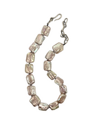 Baroque Blush Square Pearl Necklace