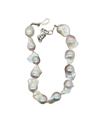 White Baroque Pearl Necklace