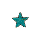 Hand carved 25ct Kingman Turquoise Star Ring