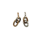 Mixed Metal Alyssa Chain Earrings