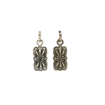 Diamond Rectangle Concho Earrings