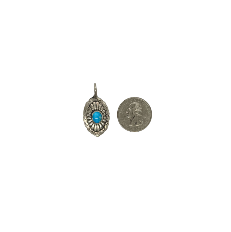 Blue Ridge Oval Concho Charm – Love Tokens Jewelry