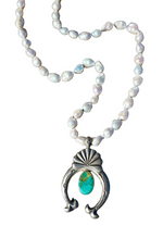 Sienna Diamond Turquoise Naja Necklace