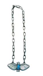 Melody Chain Turquoise Phoenix Necklace