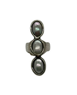 Triple Pearl Ring