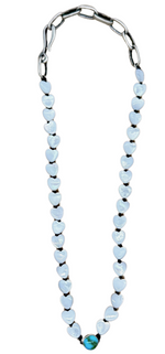 Mother of Pearl Sonoran Heart Choker Necklace