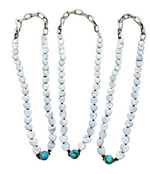 Mother of Pearl Sonoran Heart Choker Necklace