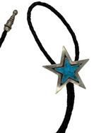 Kingman Turquoise Star Bolo
