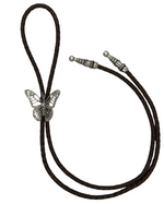 Diamond Butterfly Braided Bolo