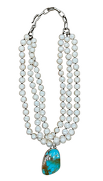 Triple Strand 45ct Royston Necklace