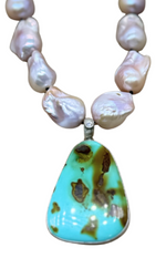 Painted Canyon Diamond and Royston Necklace