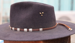 The Crossbow Leather Hat Band