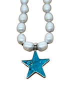 Americana Diamond Star Necklace