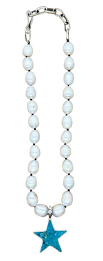 Americana Diamond Star Necklace