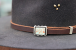 Turquoise Buckle Set Hat Band