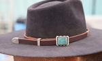 Turquoise Slide Buckle Set Hat Band