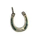 Lucky Me Inlay Horseshoe Charm