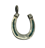 Lucky Me Inlay Horseshoe Charm