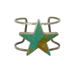 Kingman Turquoise Star Cuff